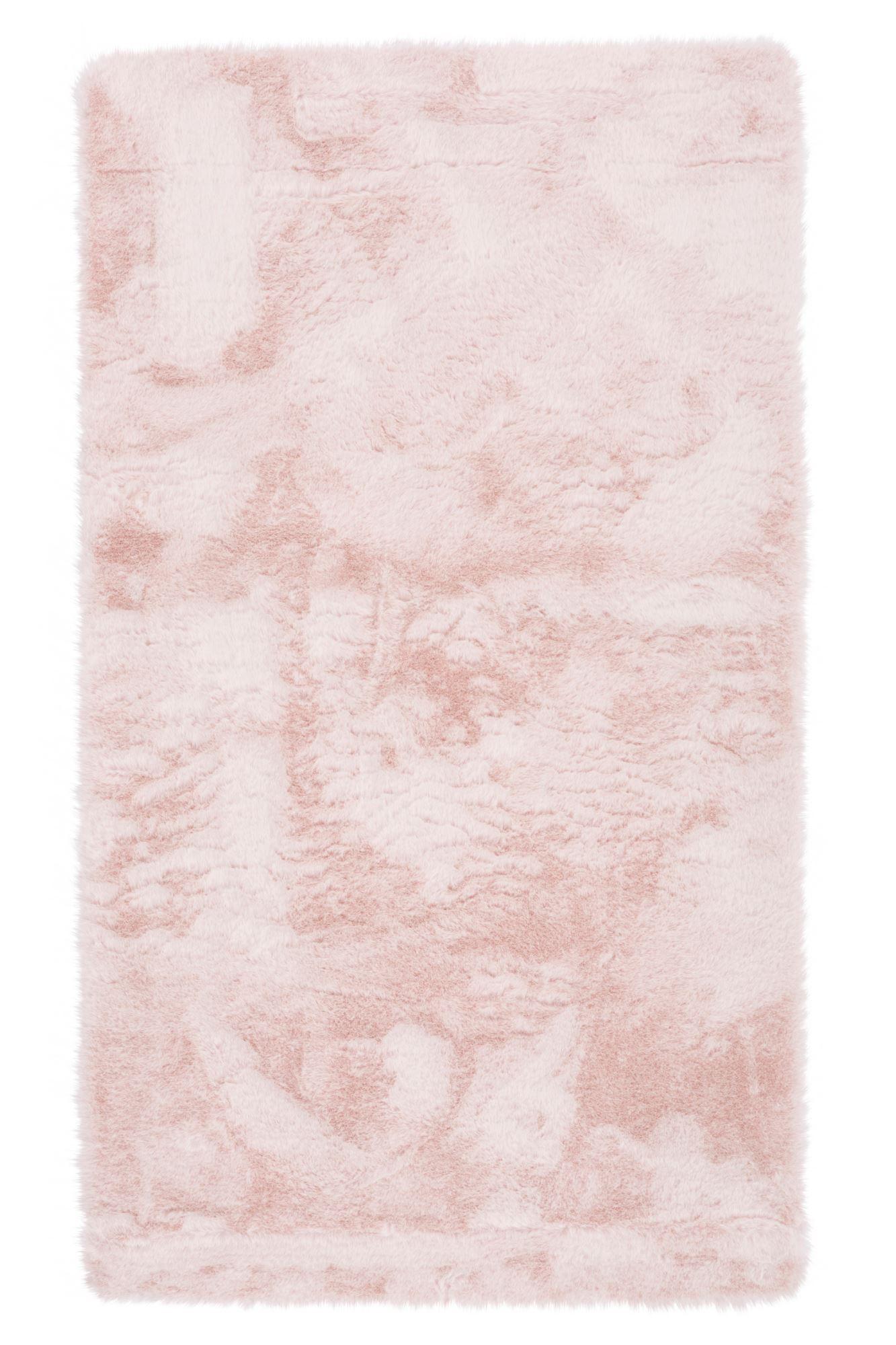 KUNSTFELLTEPPICH Sara 50x60 cm - Rosa, Textil (50/60cm) - Gino Falcone