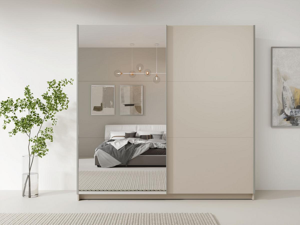 KLEIDERSCHRANK Wüstensand 151/207/60 - Beige, Holzwerkstoff (151/207/60cm) - RAUMHIRSCH FURNITURE