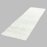 HOCHFLORTEPPICH RHEIN, einfarbig, Creme, 80 x 250 cm - Beige, Textil (250/80cm) - KADIMA DESIGN