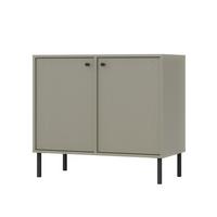 KOMMODE TORINO 84/74/41 cm mit 2 Türen Hellgrün - Hellgrün, Holzwerkstoff (84/74/41cm) - MASSENO