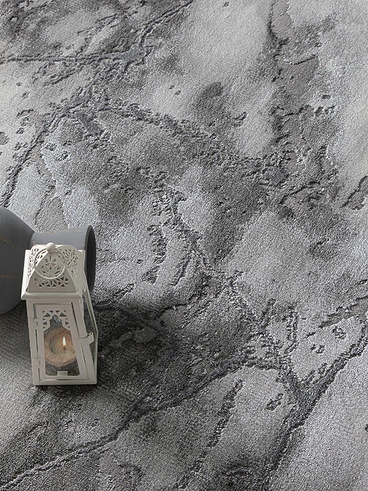 KURZFLORTEPPICH Abstrakt SVEDA Polypropylen Grau 200 x 290 cm - Grau, Textil (200/290cm) - KADIMA DESIGN