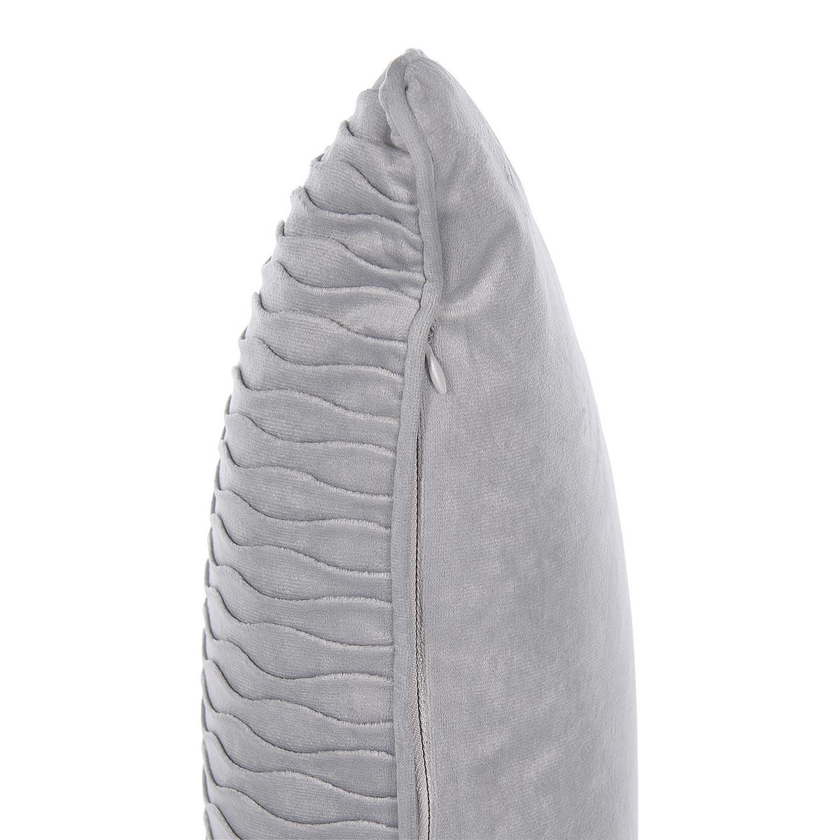 DEKOKISSEN 2er-Set Grau 50/30 cm Motari - Grau, Textil (50/30cm) - Beliani