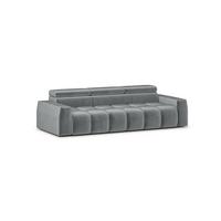 SOFA Darcy - Grau, Holzwerkstoff/Textil (303/98/115cm) - Fun Möbel