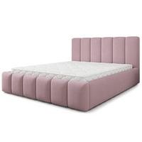 POLSTERBETT ATTORA SR 200x200 cm mit Bettkästen - Rosa - Rosa, Holz (200/200cm) - MASSENO