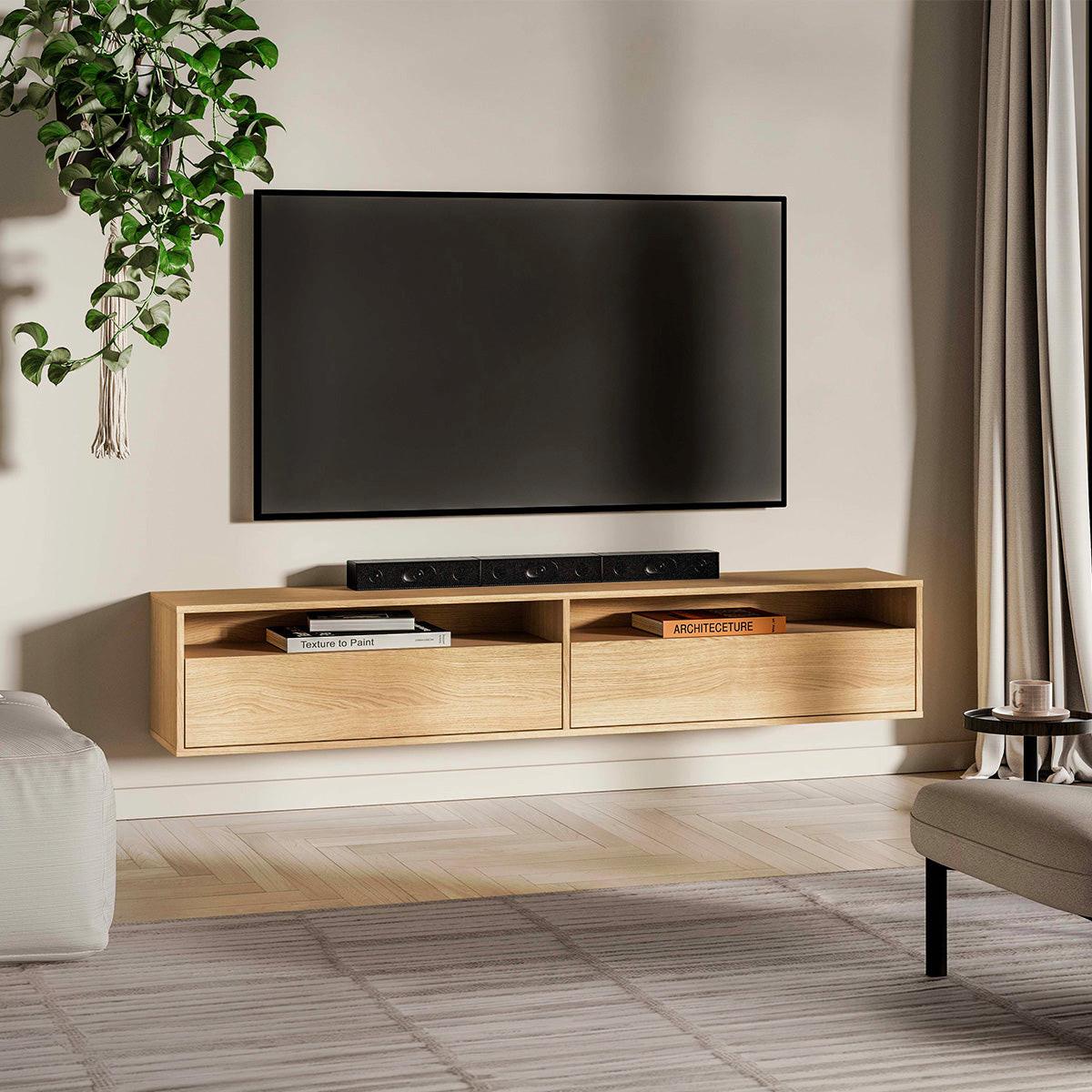 TV-MÖBEL Nila Holz - Braun, Holzwerkstoff (180/33/33cm) - Petits-meubles