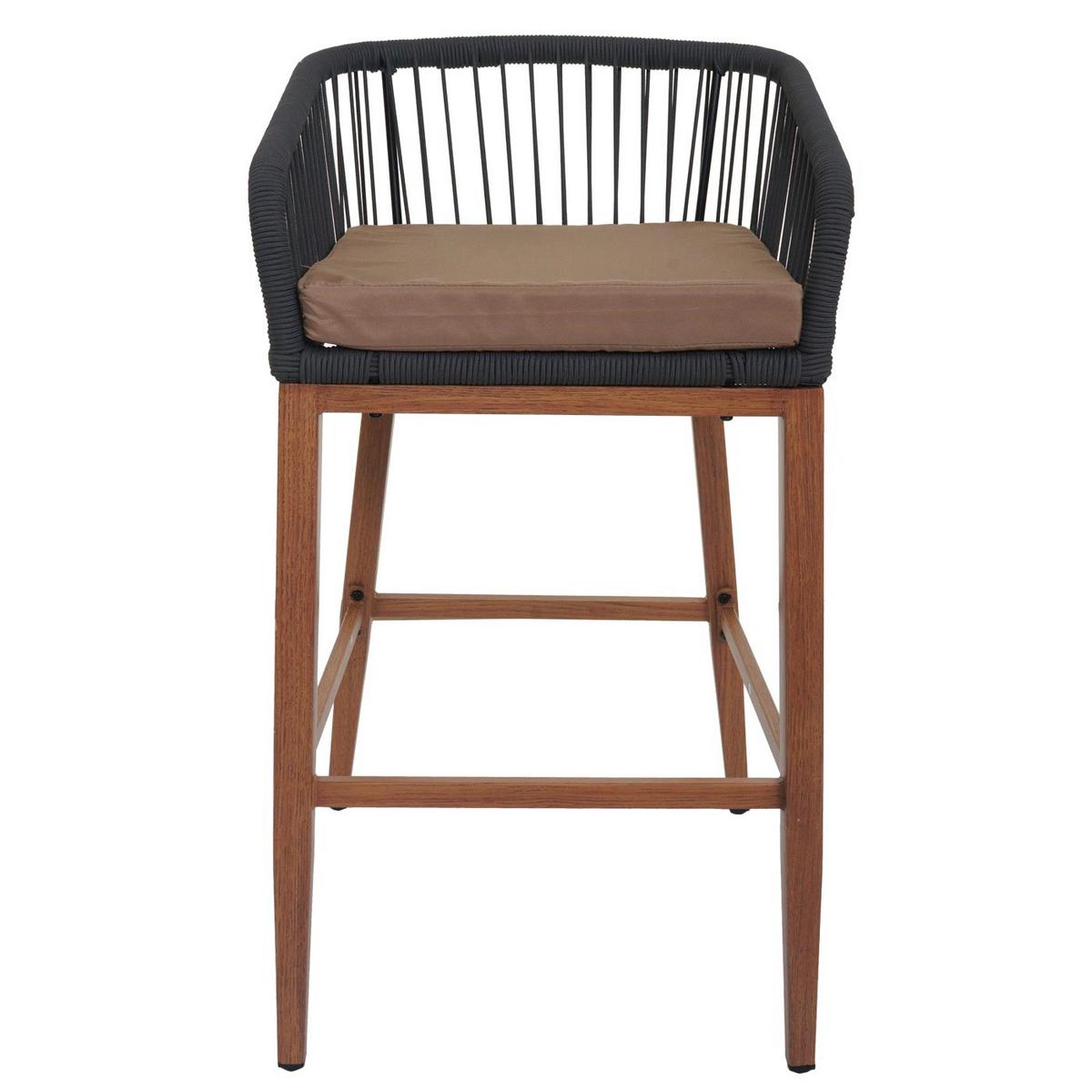 BARHOCKER Anthrazit, Taupe - Taupe/Anthrazit, Metall (51/92/53cm) - MCW