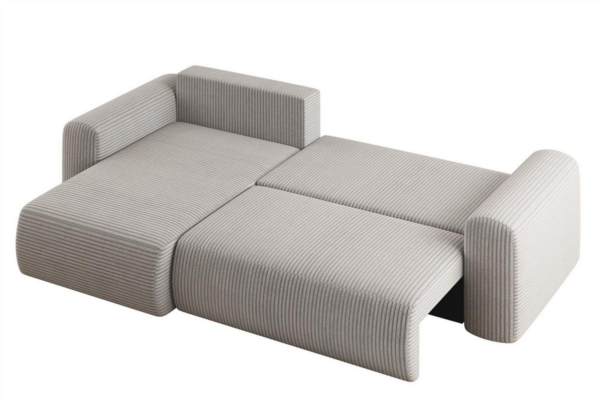 ECKSOFA Flora In Poso - Hellgrün, Holzwerkstoff/Textil (145/272cm) - Fun Möbel