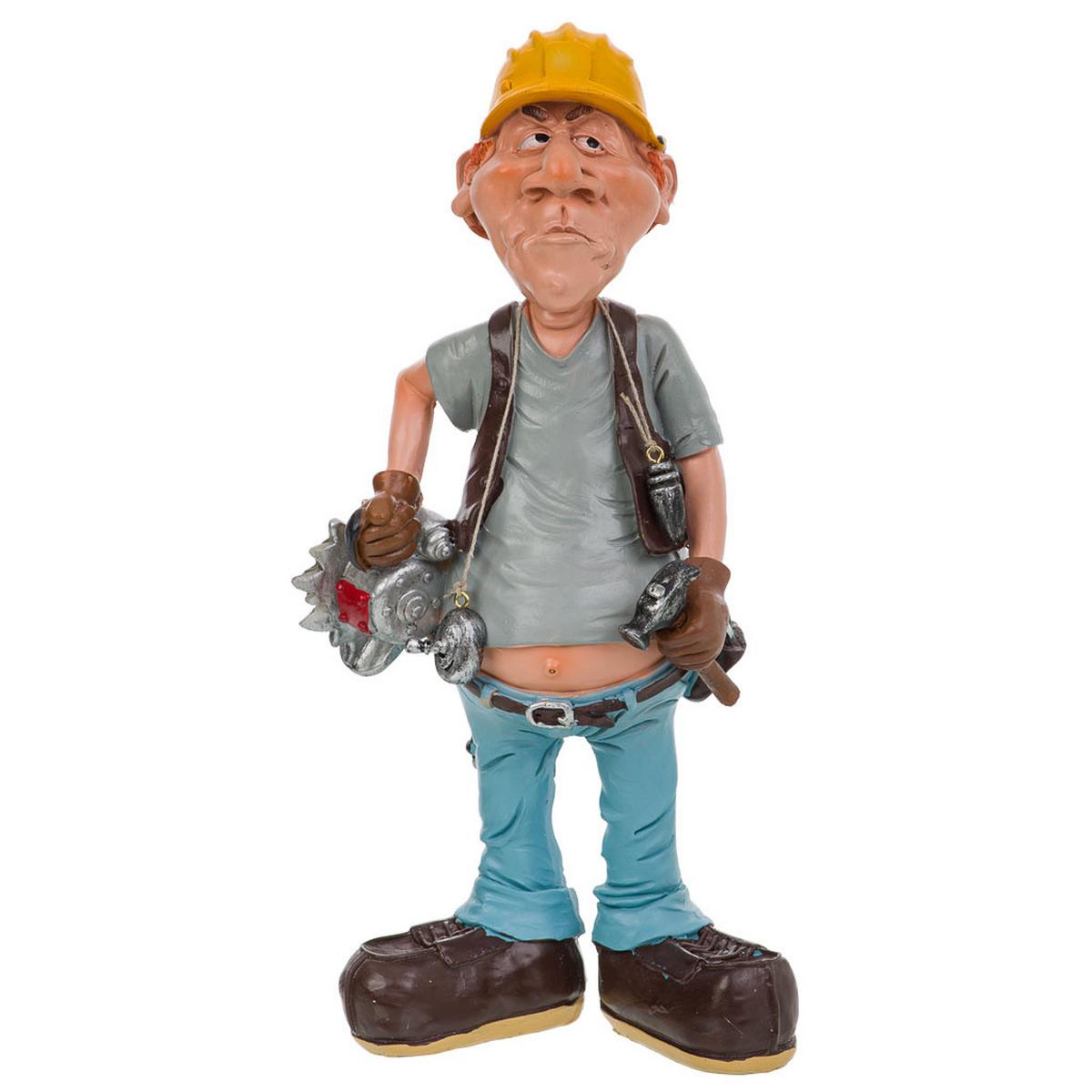 DEKORATIVE FIGUR, 14x9x28cm - Multicolor, Stein (13.5/27.5/9cm) - Wanderlust