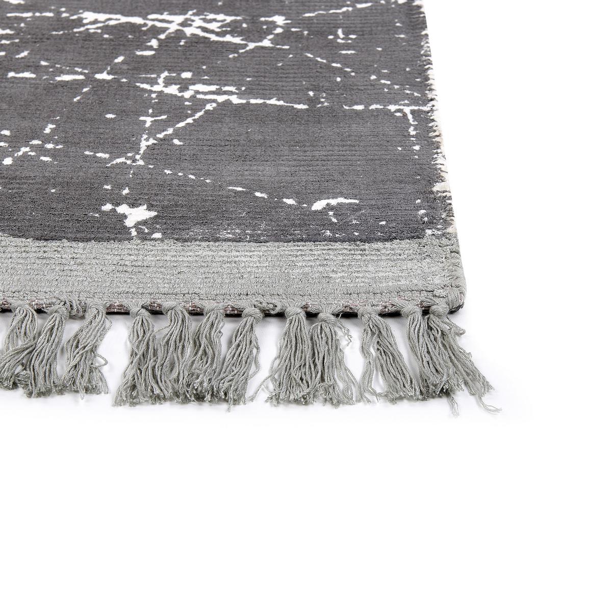 KURZFLOR-TEPPICH Hanli 200/140 cm - Grau, Naturmaterialien (140/200cm) - Beliani