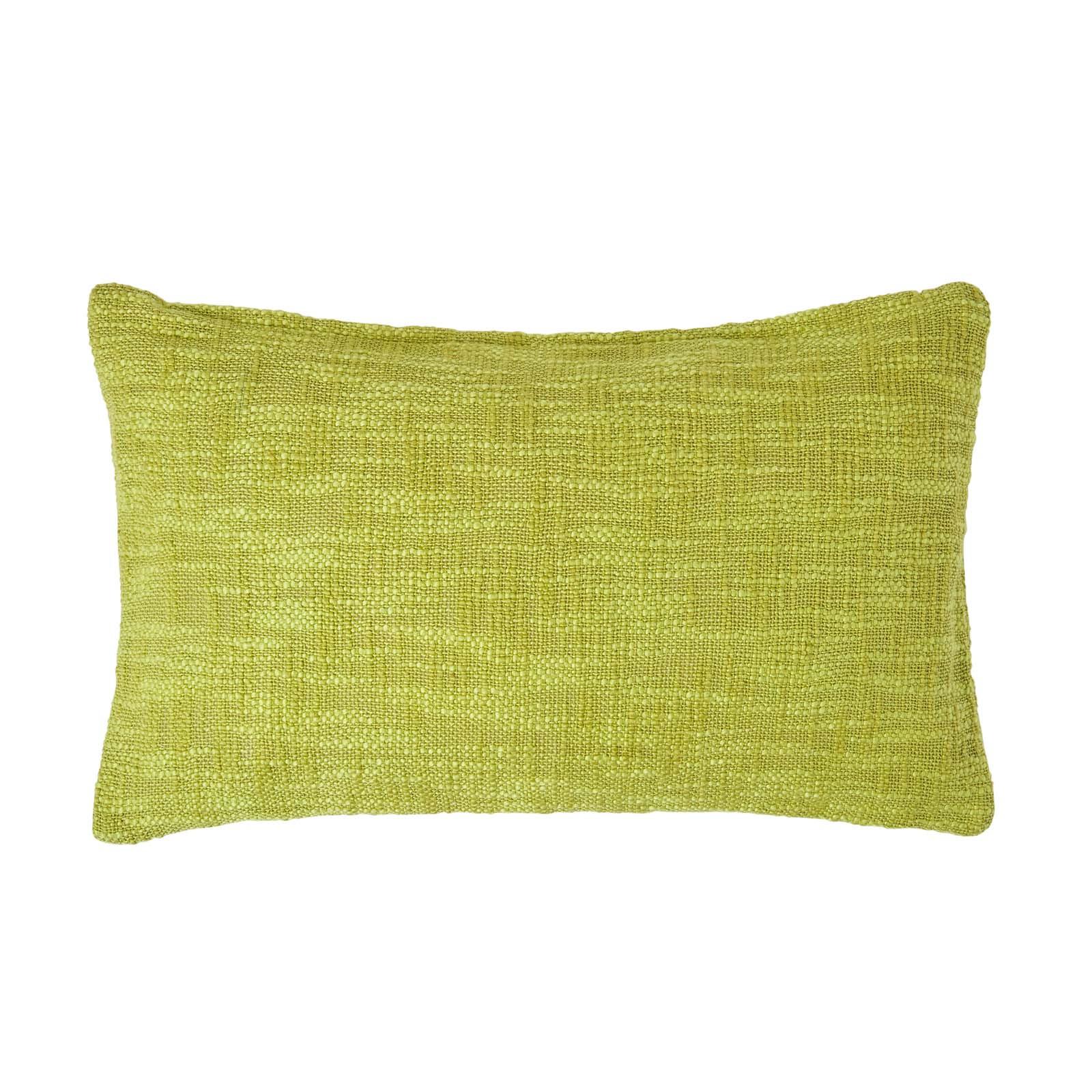 KISSENHÜLLE Nirvana Slub 30/50 cm, 100% Baumwolle - Grün, Textil (30/50cm) - Homescapes