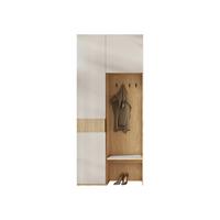 GARDEROBE-SET Soreno I - Eichefarben/Beige, Holzwerkstoff/Kunststoff (103/237/60cm) - MIRJAN24