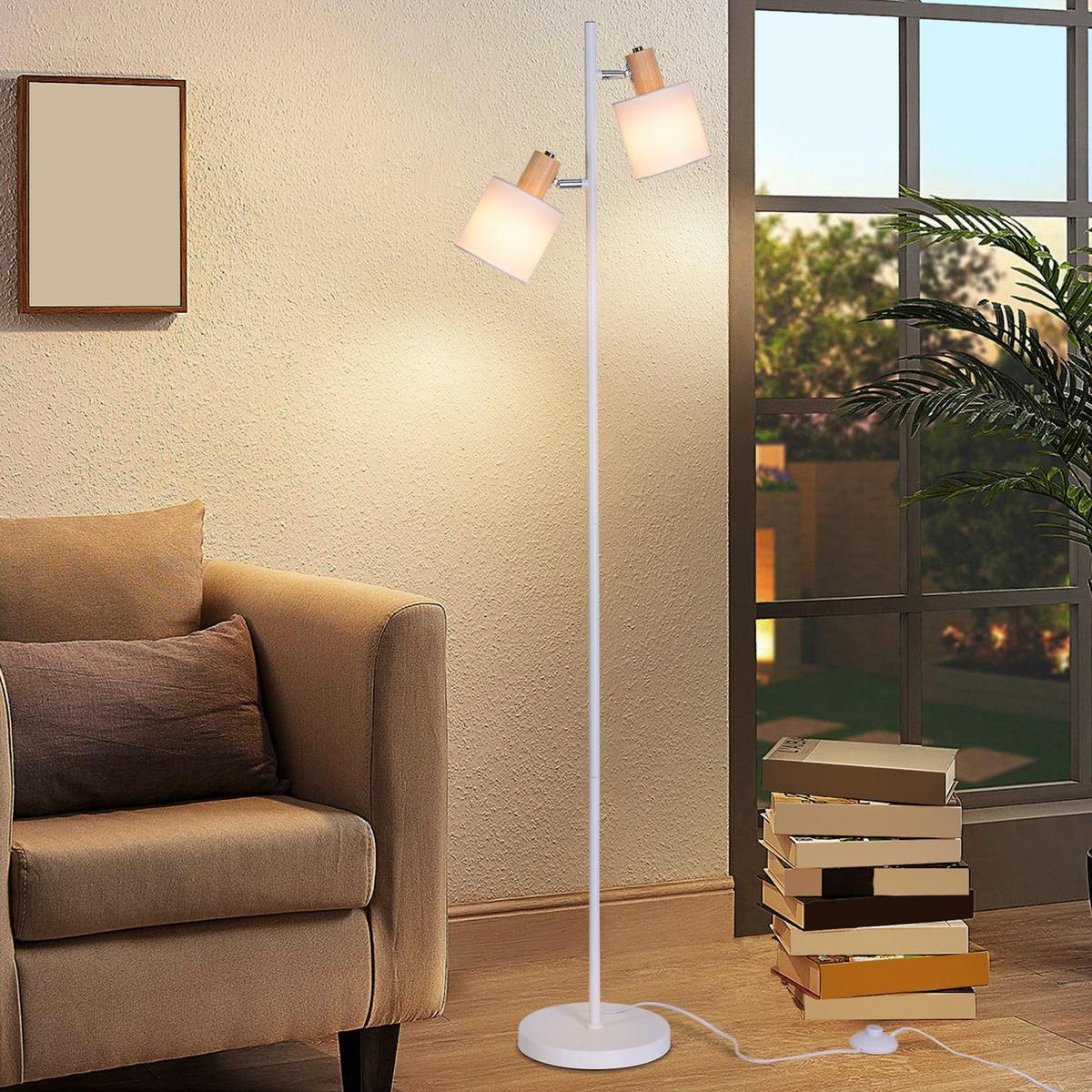 STEHLAMPE Yamada 27/22/145cm - Eschefarben, Metall (27/22/145cm) - Nettlife