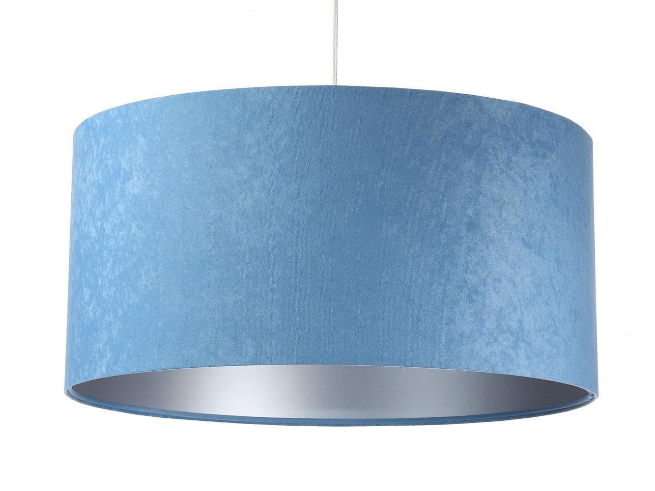 HÄNGELEUCHTE Blau 30/20 cm - Blau/Silberfarben, Kunststoff (30/0.45/20cm) - ONZENO