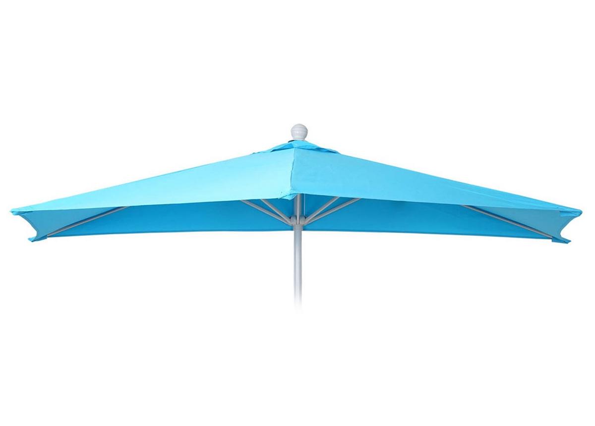 BEZUG FÜR SONNENSCHIRM HALBRUND Türkis - Türkis, Textil (260/135cm) - MCW