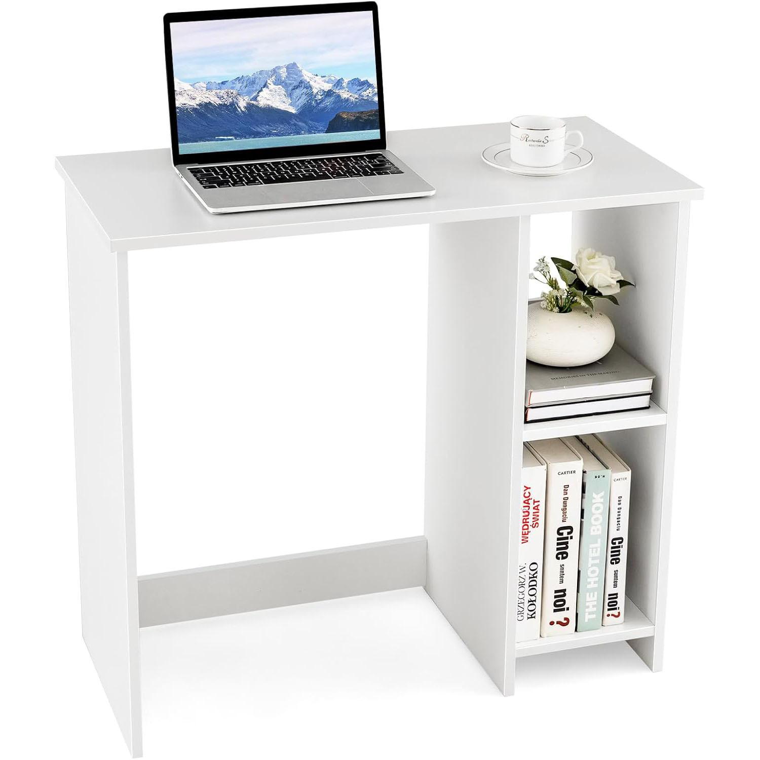 COMPUTERTISCH Weiß - Weiß, Holzwerkstoff (40/80/74cm) - COSTWAY