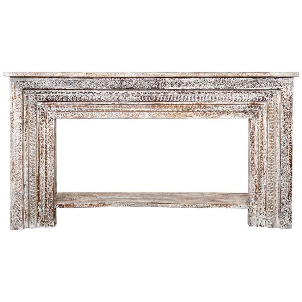 KONSOLE aus Holz 160x39x86 cm - Weiß, Holz (39/160/86cm) - Wanderlust