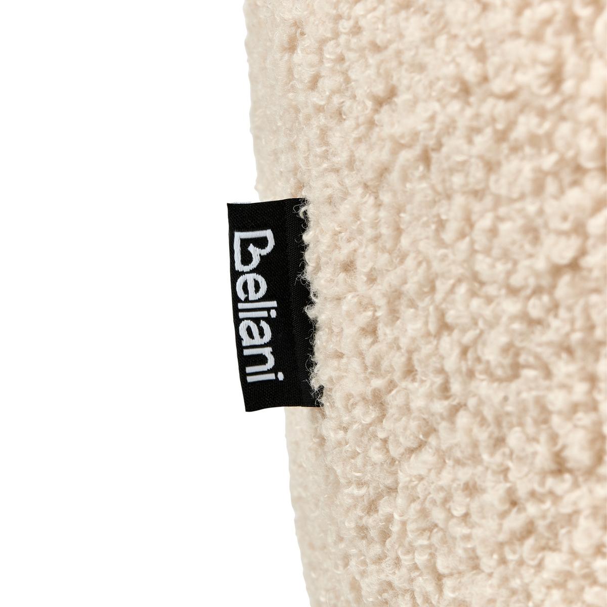 KINDERSESSEL Katze Bouclé Beige Zoar - Beige, Textil (55/59/54cm) - Beliani