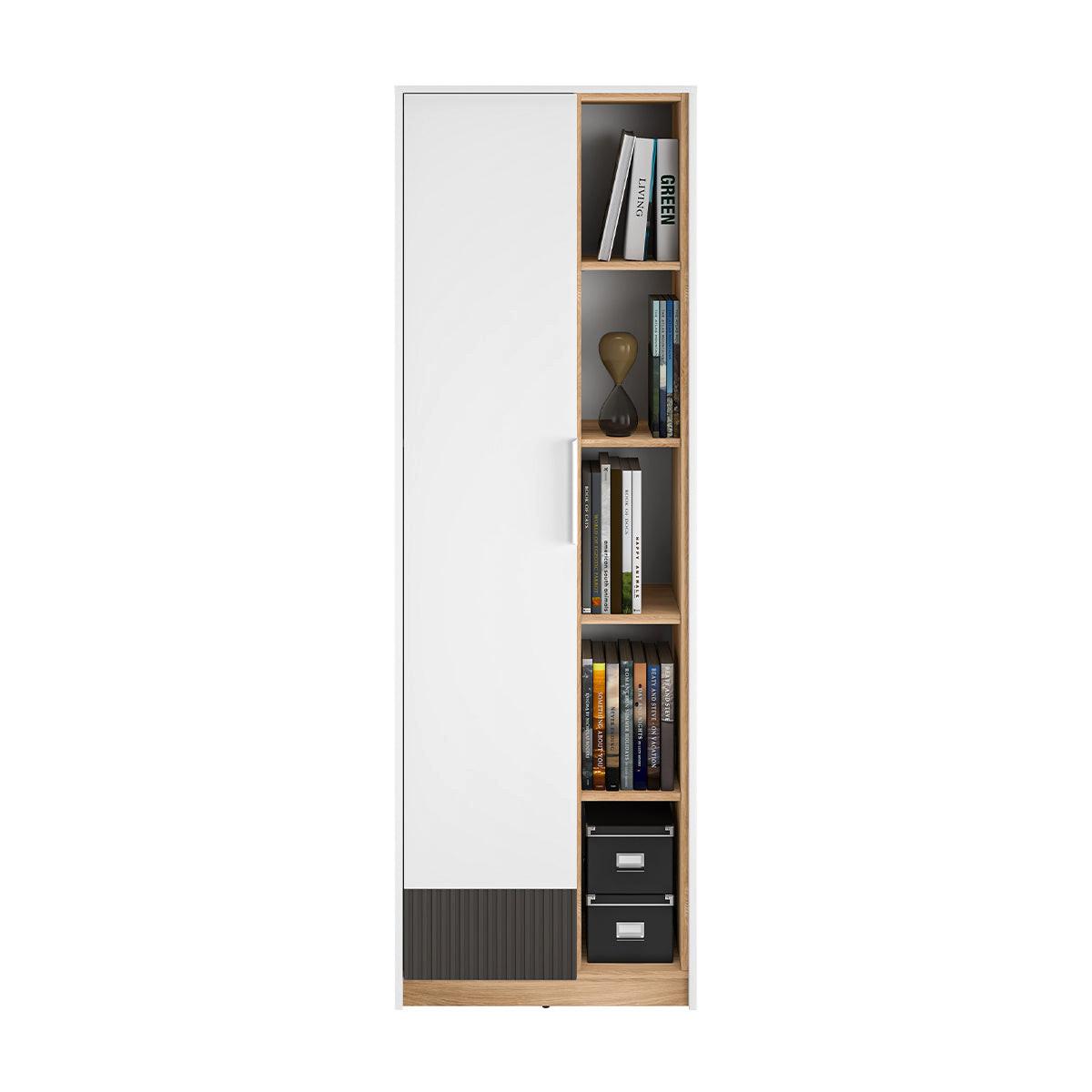KLEIDERSCHRANK 1 Tür Ronan Weiß - Weiß, Holzwerkstoff (64/196/40cm) - Petits-meubles