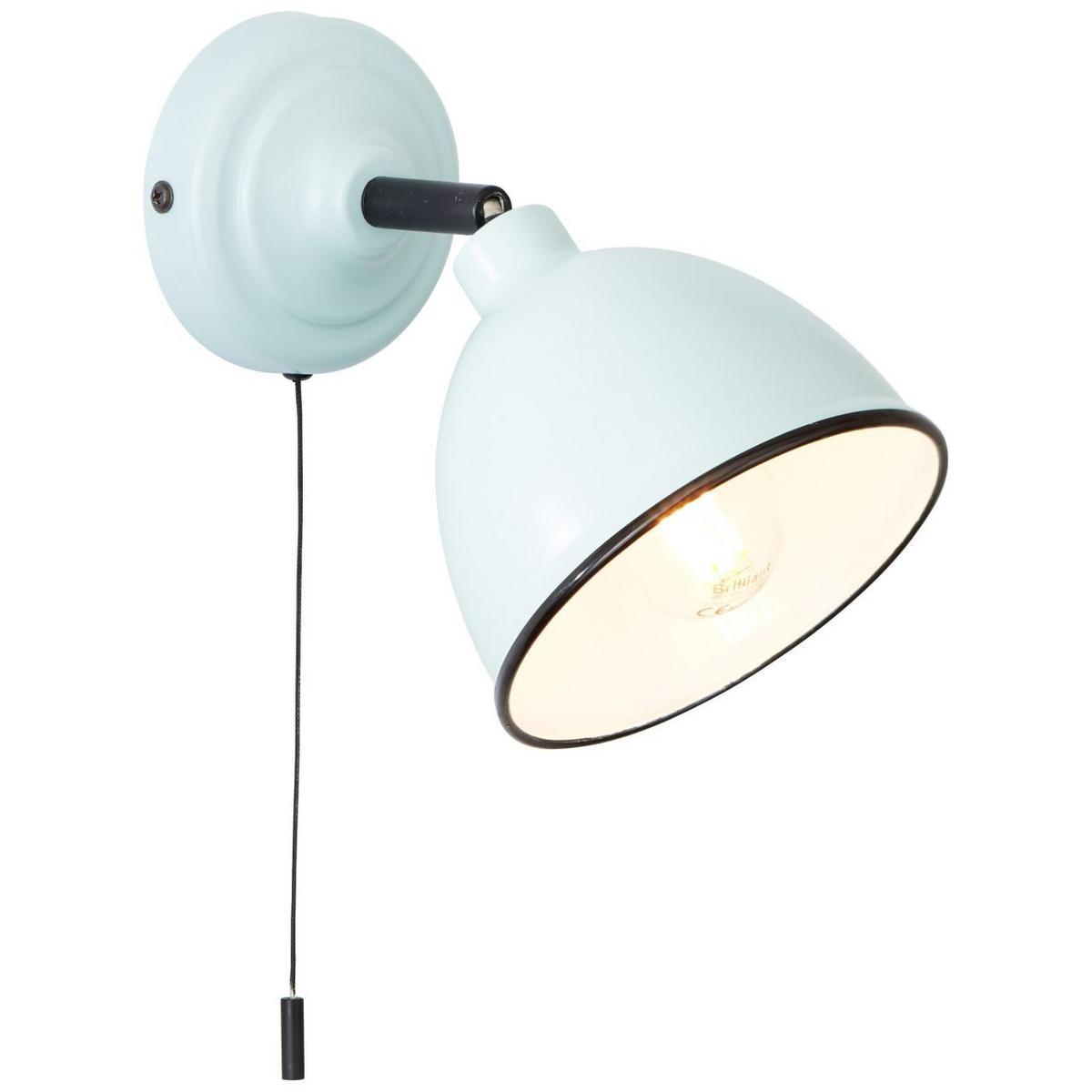 WANDLEUCHTE Telio 97002/40 - Chromfarben/Hellblau, Metall (12.5/12.5/19.5cm) - Brilliant