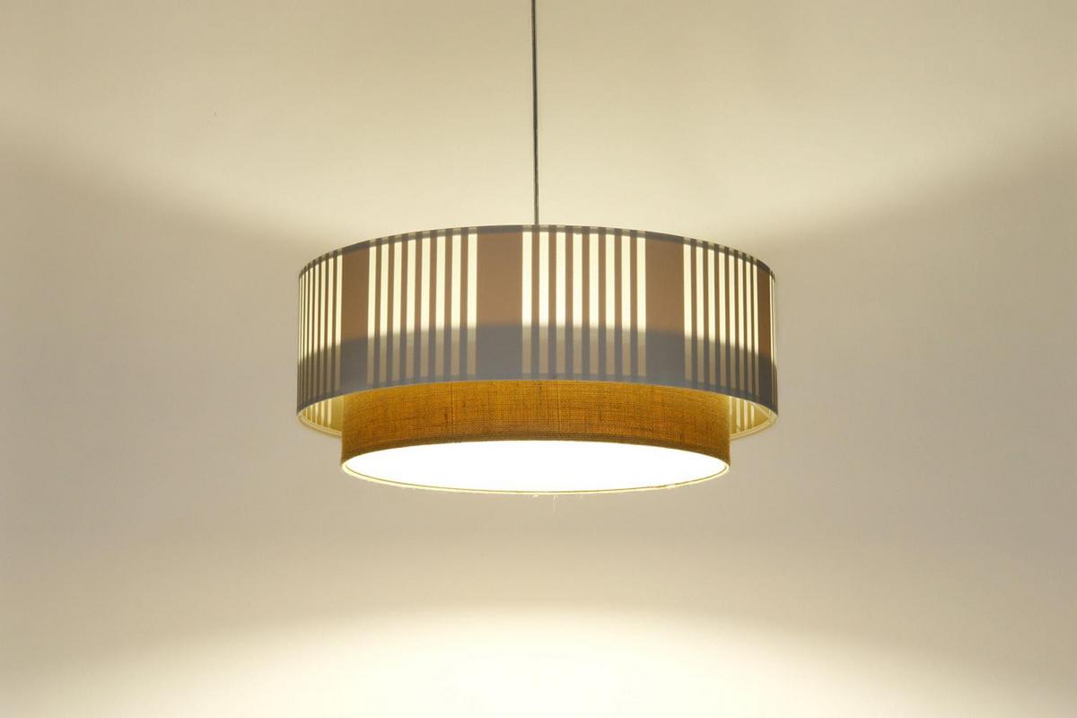 HÄNGELEUCHTE Weiß 40/86 cm - Beige/Weiß, Kunststoff (16/0.4/86cm) - ONZENO