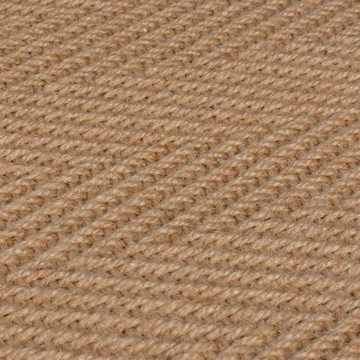 JUTETEPPICH TRENT, geometrisch, Rot, 120 x 170 cm - Rot/Naturfarben, Textil (120/170cm) - KADIMA DESIGN