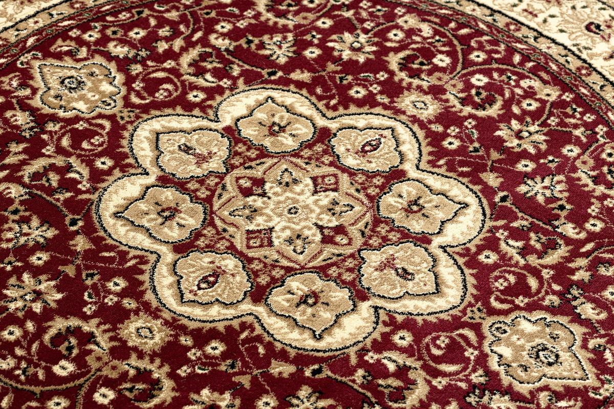 TEPPICH Royal 150 cm - Rot, Textil (150/150cm) - rugsX