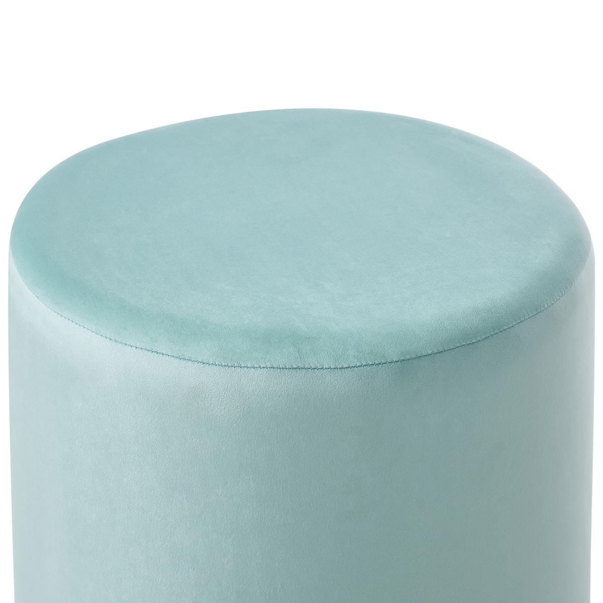POUF Lovett 47/47/46 cm - Grün, Textil (47/46/47cm) - Beliani