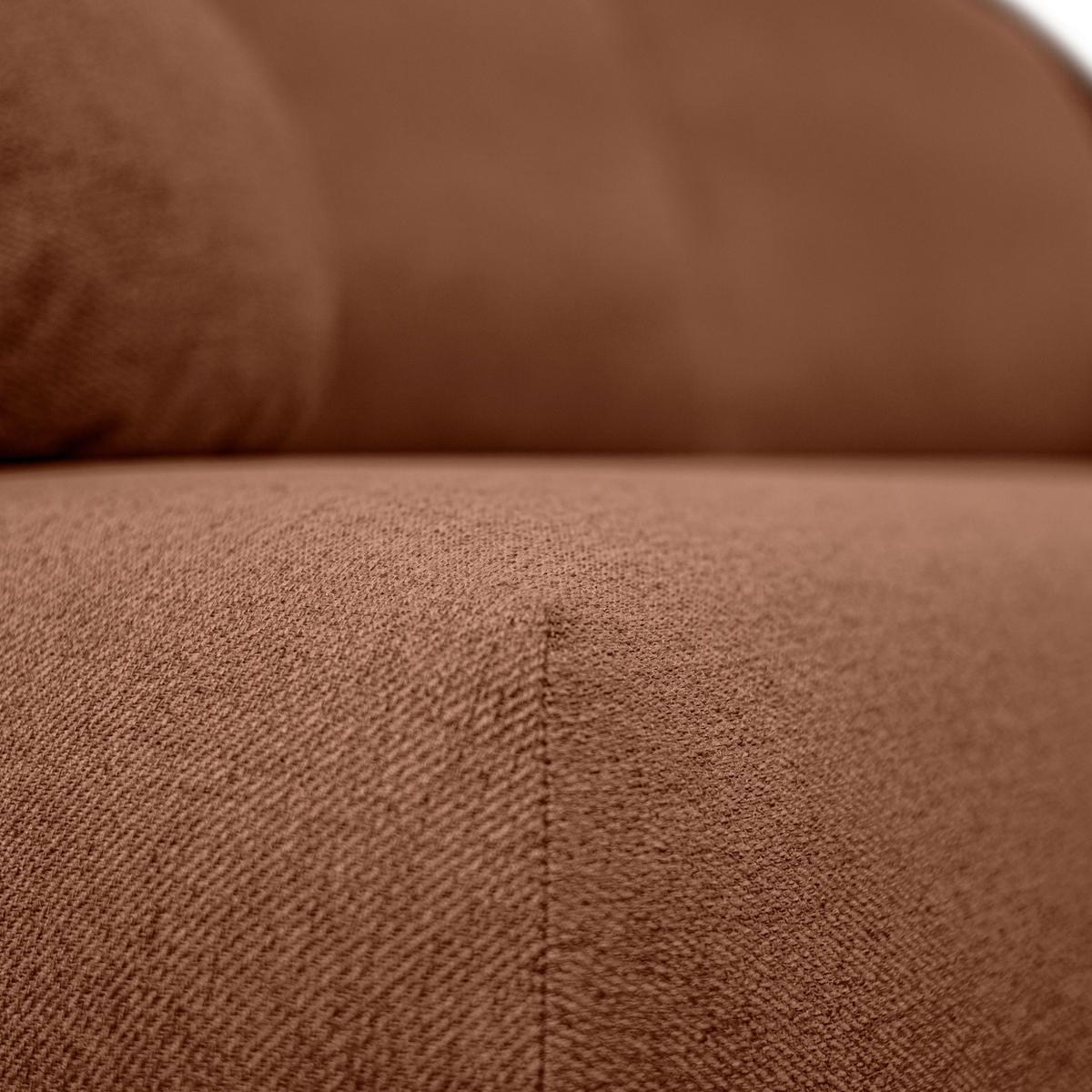 SCHLAFSOFA CLAIRE, zweisitzig, mit Schlaffunktion, Neve 52 - Cognac, Textil (208/90/95cm) - Lookway