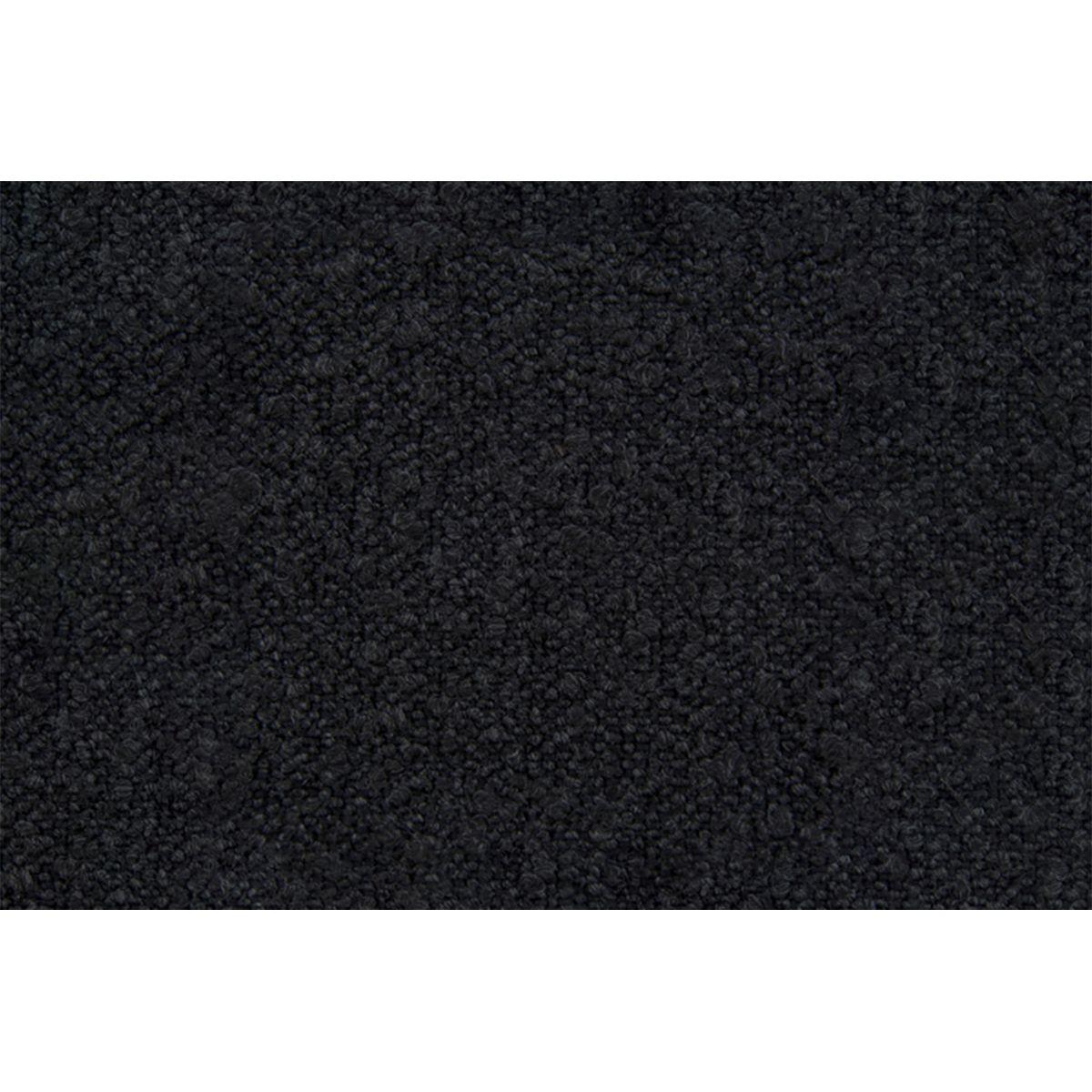 KOPFTEIL Modell Linien – Schwarzer Bouclé-Stoff 135 cm - Beige/Schwarz, Karton/Holz (135/120/10cm) - Sommeil de Plomb