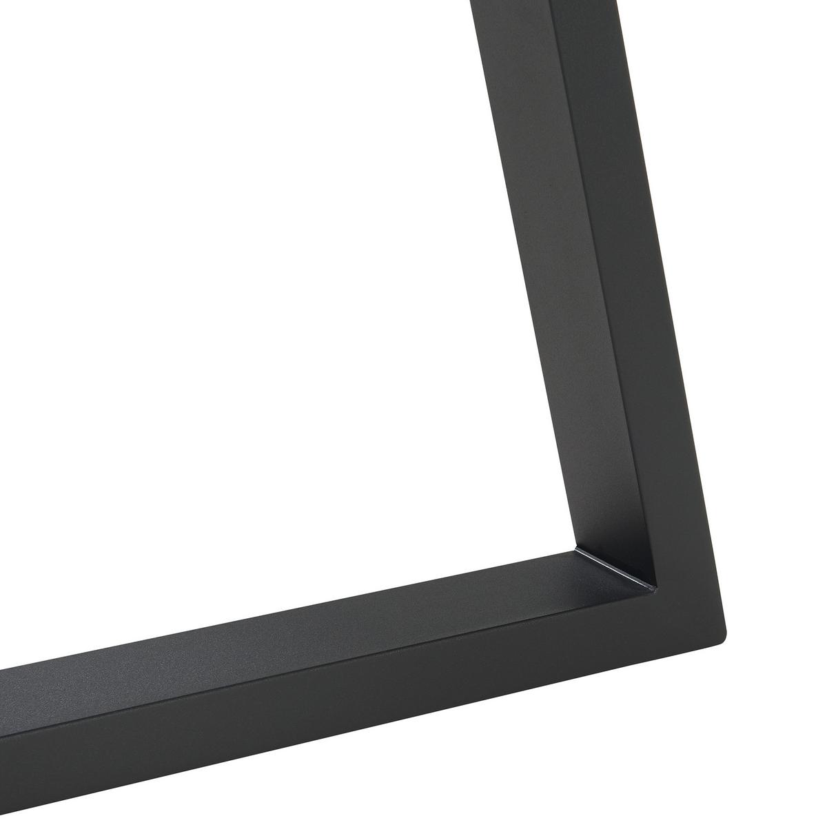TISCHGESTELL-SET 2 TLG. Lyngby - Schwarz, Metall (70/72/10cm) - [en.casa]