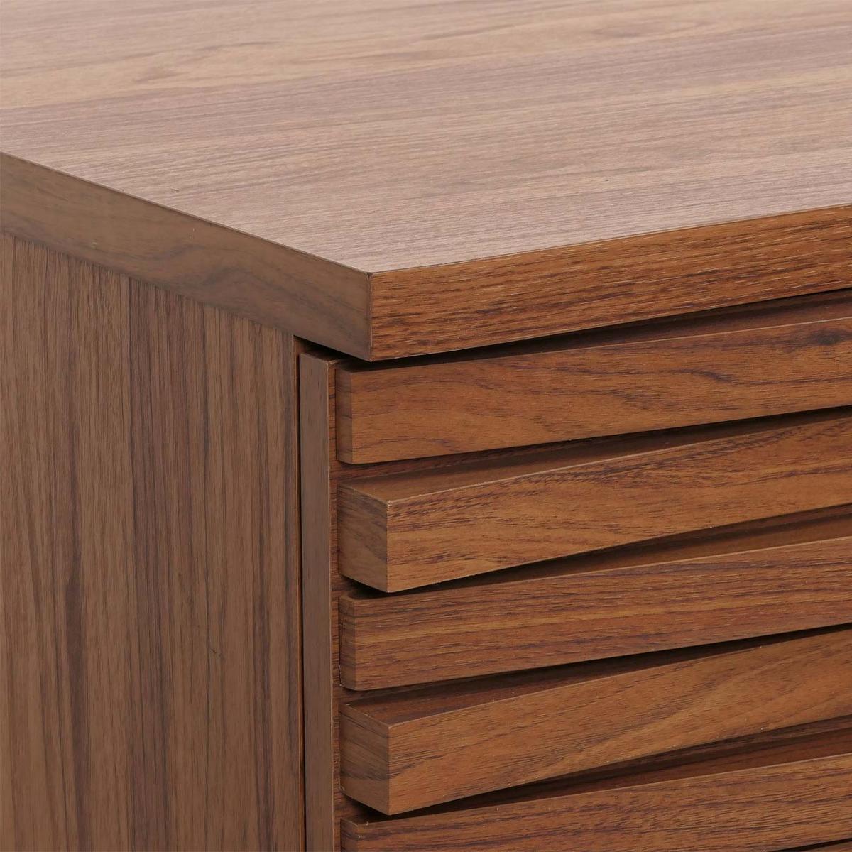 COUCHTISCH Walnuss Dekor - Walnussfarben, Holzwerkstoff (55/110/46cm) - MCW