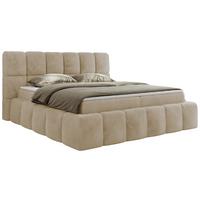 BOXBETT NIRA 200/200 - Creme Plüsch - H4 - Creme, Holz/Textil (200/200cm) - MKS