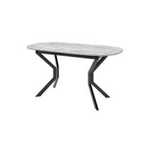 ESSTISCH VITO M Ausziehbar 150 - 190 / 80 x 77 cm - Schwarz/Grau, Holz (150/80/77cm) - MASSENO