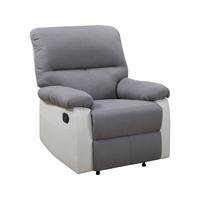 SESSEL lincoln Grau - Weiß, Textil (89/103/90cm) - Habitat Garten
