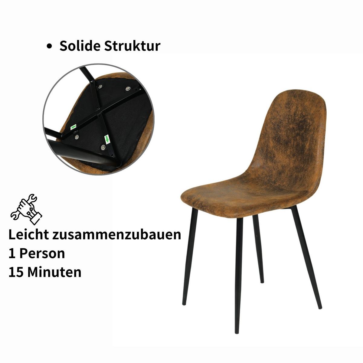 TISCHGRUPPE 5-teilig Kompakter Esstisch 110–130 cm mit Regal-Stauraum & 4 Stühle - Schwarz/Eiche San Remo, Holzwerkstoff/Textil (130/75/70cm) - Urban Meuble