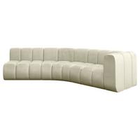 ECKSOFA modulares Sofa Karex-L1 - 308x194x70 cm Beige - Beige, Holzwerkstoff/Textil (308/194cm) - ALTDECOR