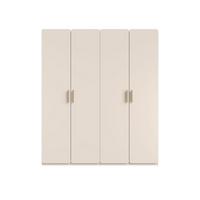 DREHTÜRENSCHRANK LOKIRN 179/210/58,1cm 4-türig Sandbeige - Sandfarben, Holzwerkstoff (179/210/58.1cm) - MASSENO