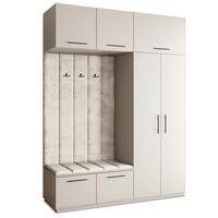 GARDEROBENSCHRANK REMA 180/240/60 cm Modern Kaschmir - Kaschmir/Beige, Holzwerkstoff (180/240/60cm) - MASSENO