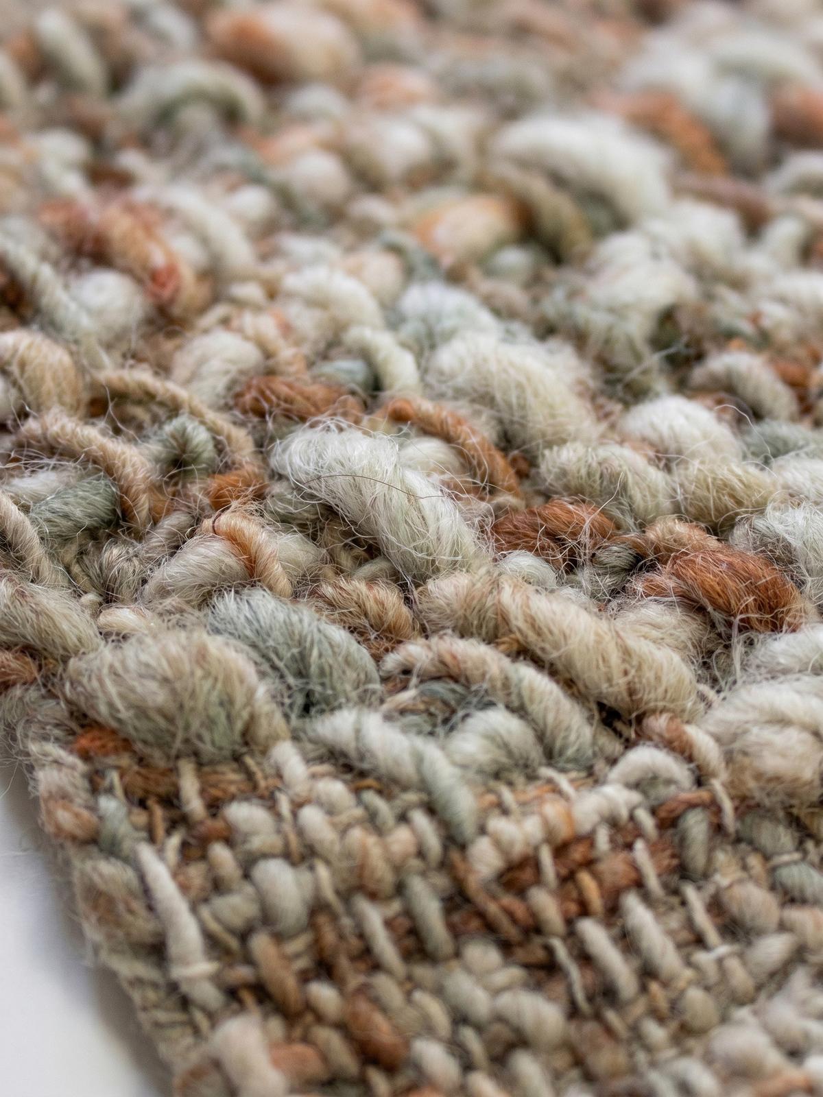 WOLLTEPPICH OTLEY, einfarbig, Terrakotta, 160 x 230 cm - Orange, Textil (230/160cm) - KADIMA DESIGN