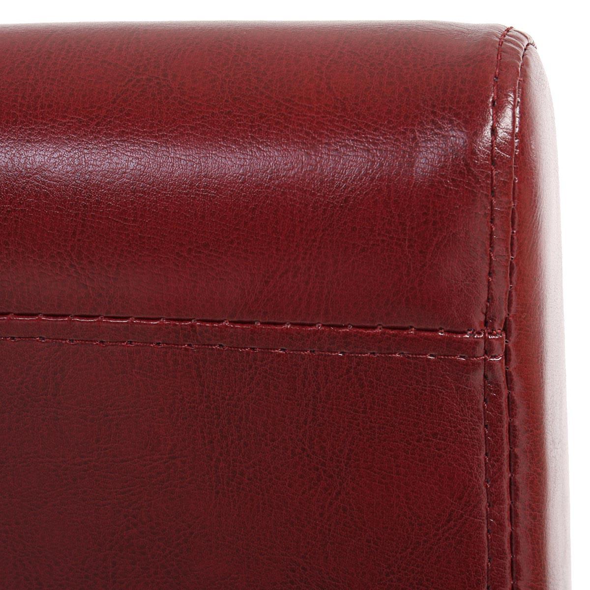 ESSZIMMERSTUHL Bordeaux 2er-Set - Rotbraun/Bordeaux, Textil (43/90/56cm) - MCW