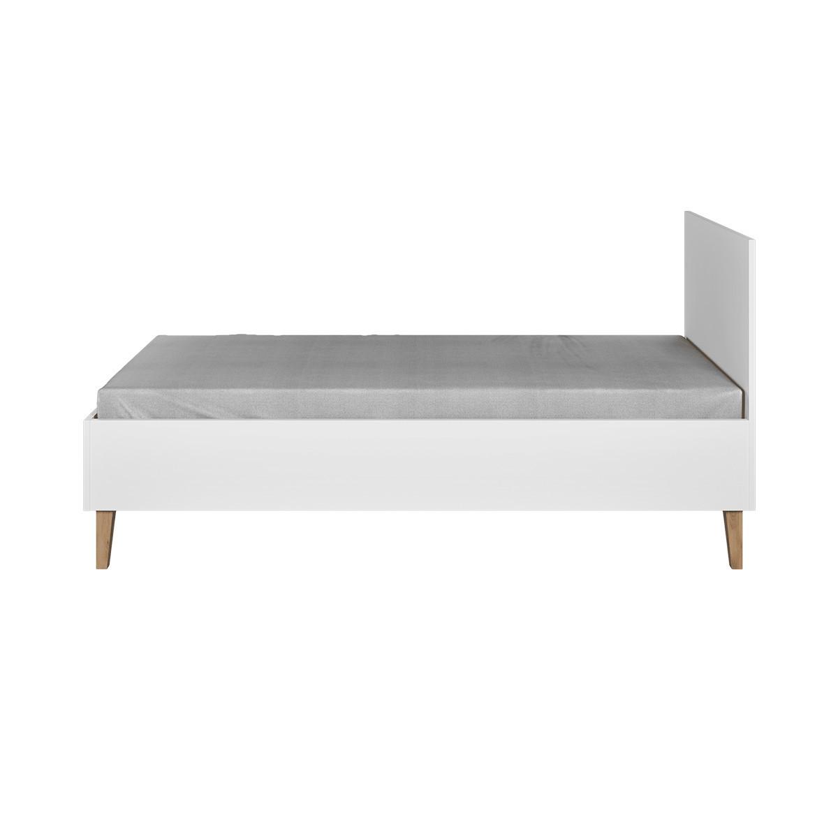 BETT Kubi Weiß - Weiß, Holzwerkstoff (80/180cm) - Petits-meubles
