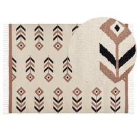 KELIM-TEPPICH Niavan 200/140 cm - Beige, Textil (140/200cm) - Beliani