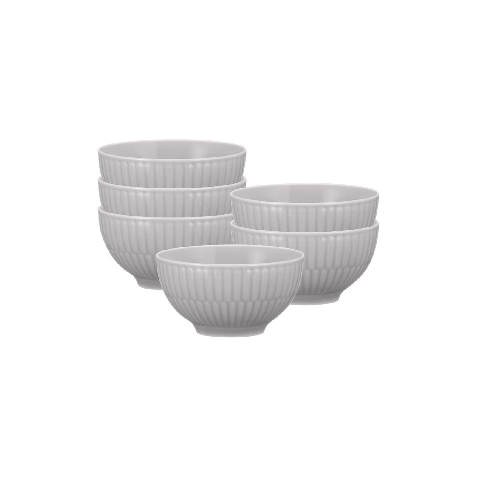 DIPSCHALEN Amina Silbergrau ø 8,3 cm 6er Set - Grau, Keramik (8.3cm) - Seltmann Weiden