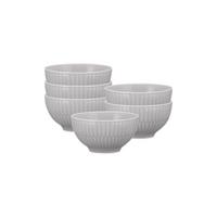 DIPSCHALEN Amina Silbergrau ø 8,3 cm 6er Set - Grau, Keramik (8.3cm) - Seltmann Weiden