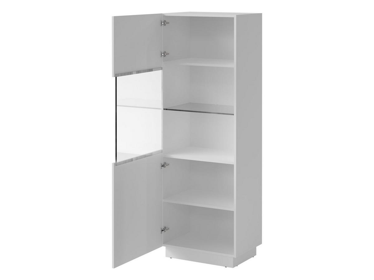 VITRINE Liverti 1D - Schwarz, Holzwerkstoff/Kunststoff (60/178/42cm) - MIRJAN24