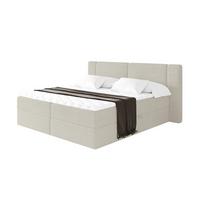 BOXBETT mit Matratze H3 - EVON - 180x200 cm Creme - Creme, Holzwerkstoff (180/200cm) - ALTDECOR