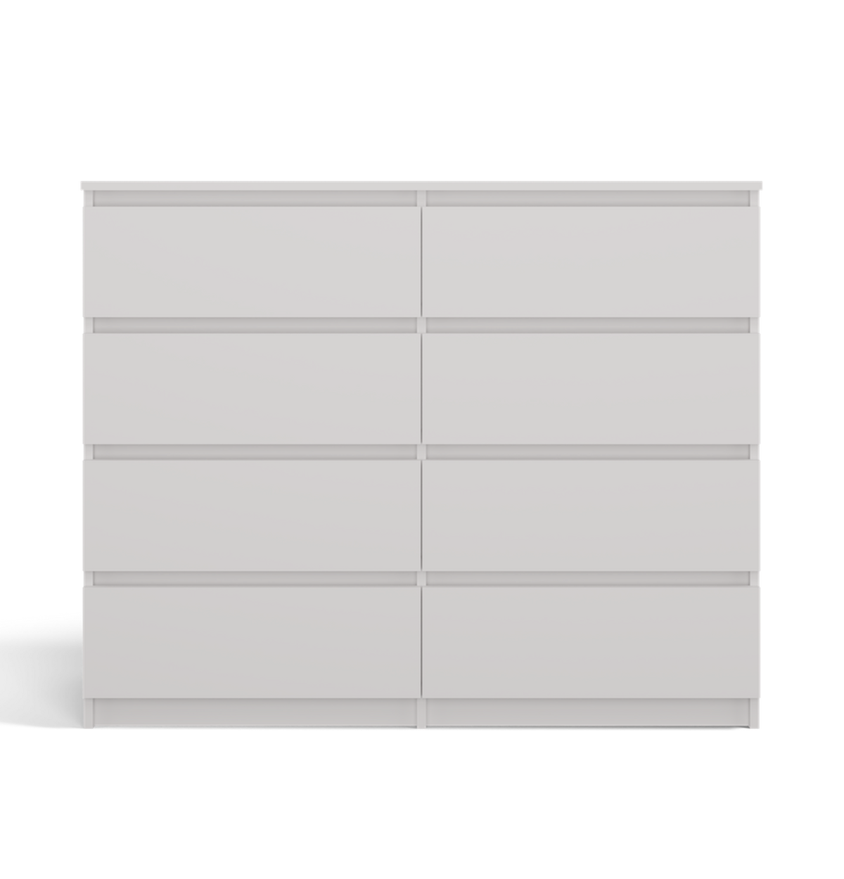 KOMMODE Weiß 120/97/40 - Weiß, Holzwerkstoff (120/97/40cm) - RAUMHIRSCH FURNITURE