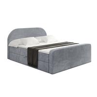 BOXBETT mit Matratze H4 und Lattenrost - NOX-Z - 140x200 - Grau Casablanca - Grau, Holzwerkstoff (140/200cm) - ALTDECOR