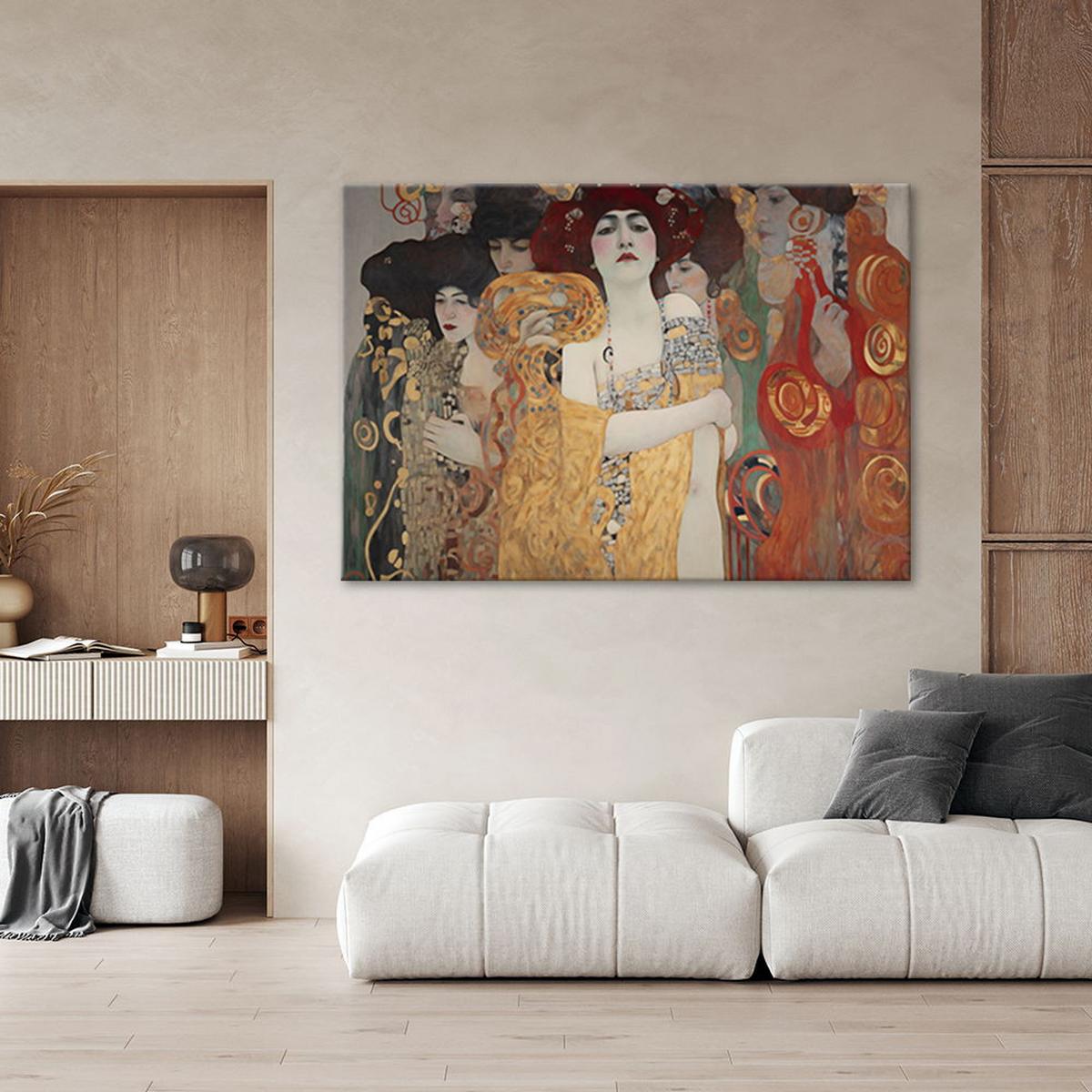 KUNSTDRUCK Gold 90/60 cm - Goldfarben, Textil (90/60cm) - KUNSTLOFT