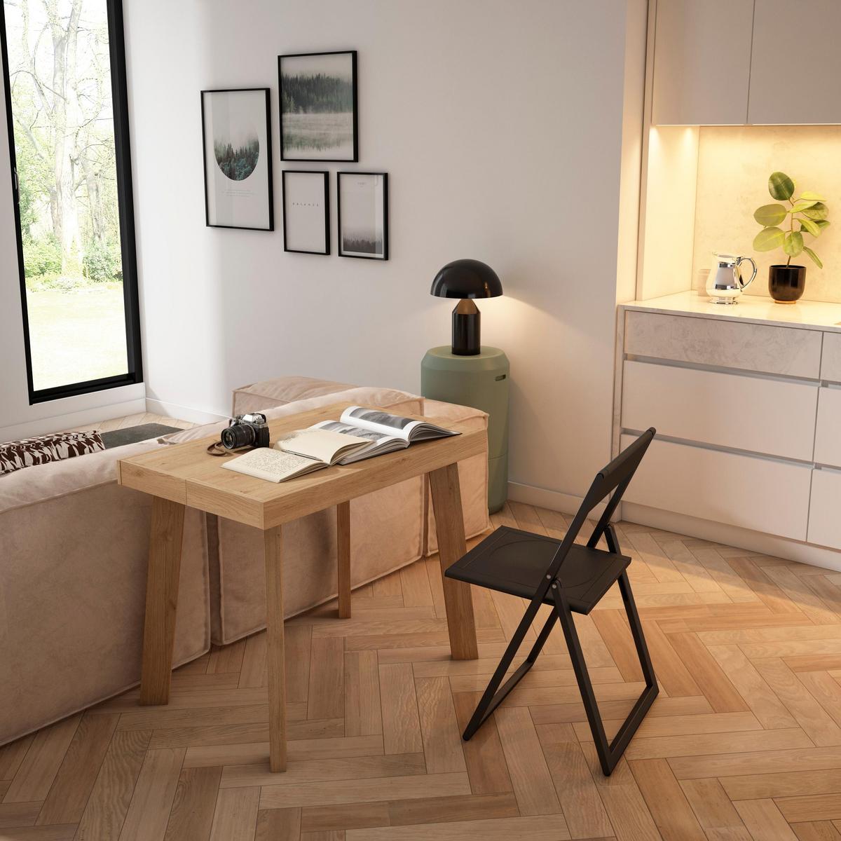 ESSTISCH ausziehbar 58 bis 302cm, für 14 Gäste, eiche, 58/90/73cm - Eichefarben, Holzwerkstoff (90/302/73cm) - Skraut Home